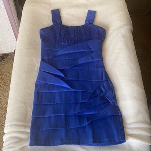 #107 Royal blue dress